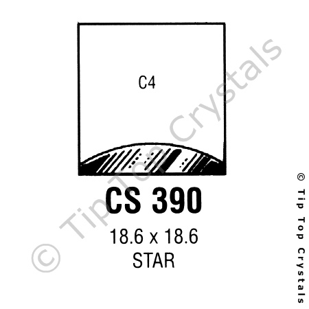 GS CS390 Watch Crystal