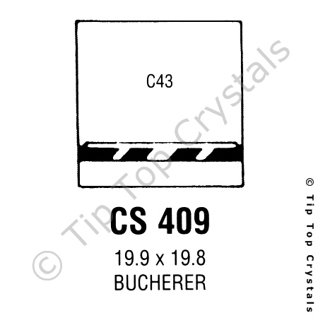 GS CS409 Watch Crystal