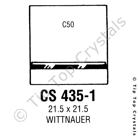 GS CS435-1 Watch Crystal