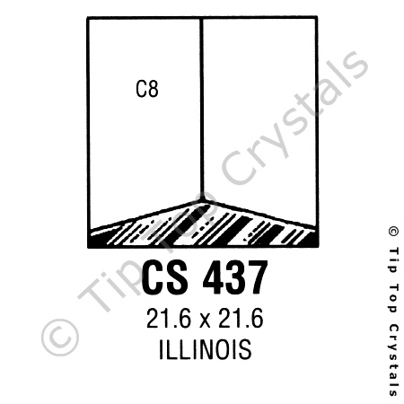 GS CS437 Watch Crystal