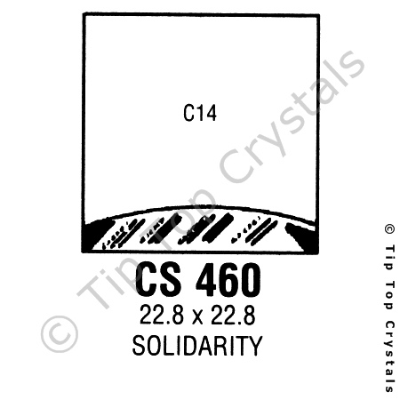 GS CS460 Watch Crystal