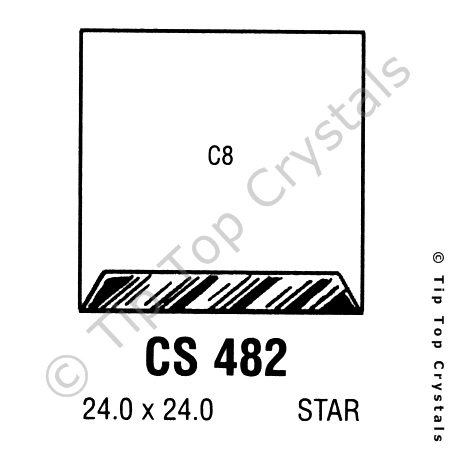 GS CS482 Watch Crystal