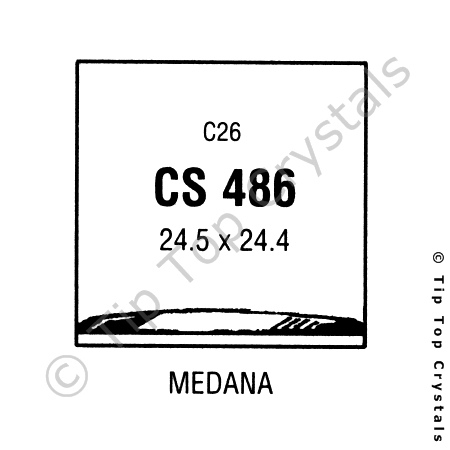 GS CS486 Watch Crystal