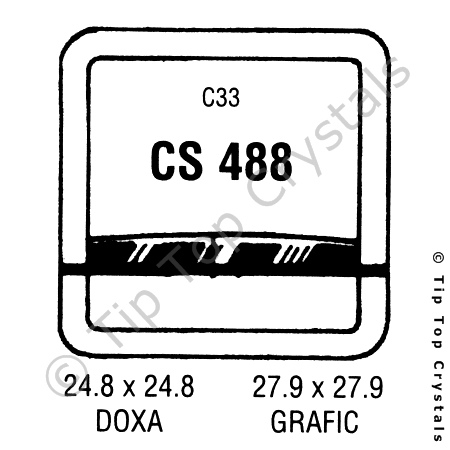 GS CS488 Watch Crystal