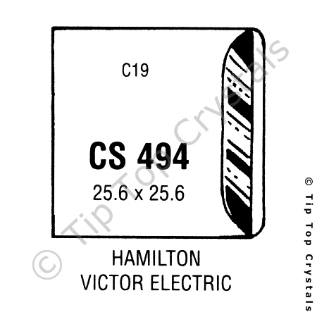 GS CS494 Watch Crystal
