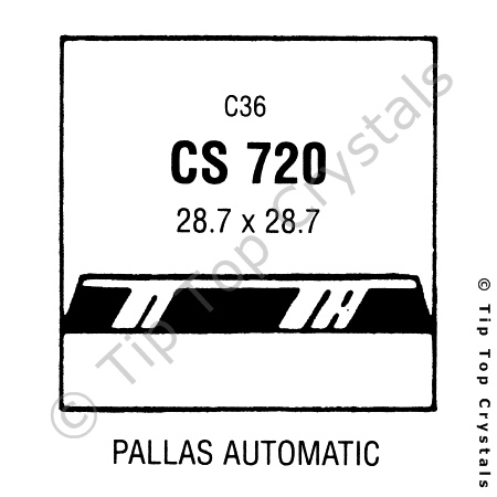 GS CS720 Watch Crystal