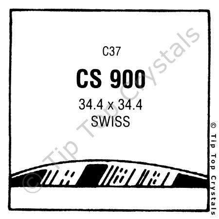 GS CS900 Watch Crystal