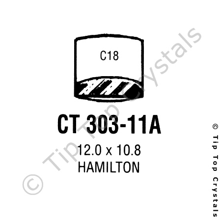 GS CT303-11A Watch Crystal