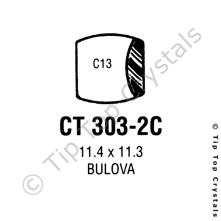 GS CT303-2C Watch Crystal