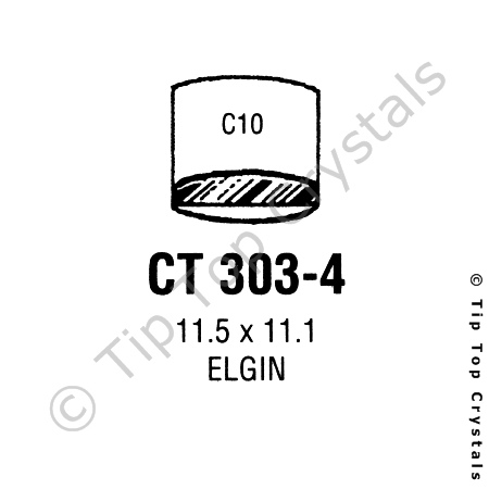 GS CT303-4 Watch Crystal