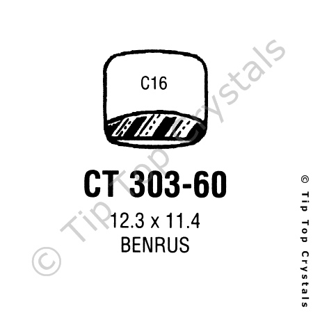 GS CT303-60 Watch Crystal