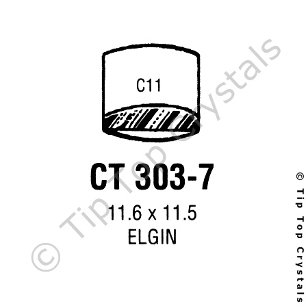 GS CT303-7 Watch Crystal