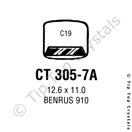 GS CT305-7A Watch Crystal