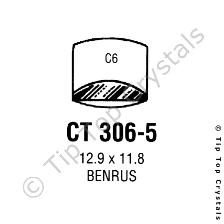 GS CT306-5 Watch Crystal