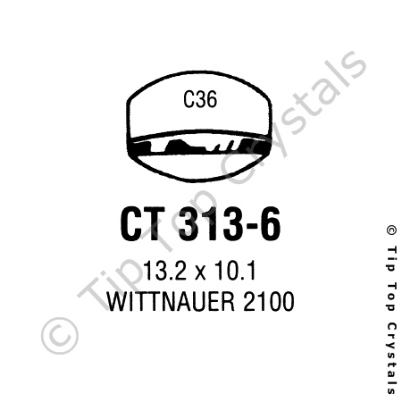 GS CT313-6 Watch Crystal