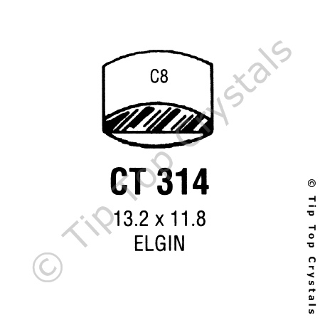 GS CT314 Watch Crystal