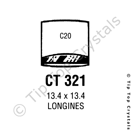 GS CT321 Watch Crystal