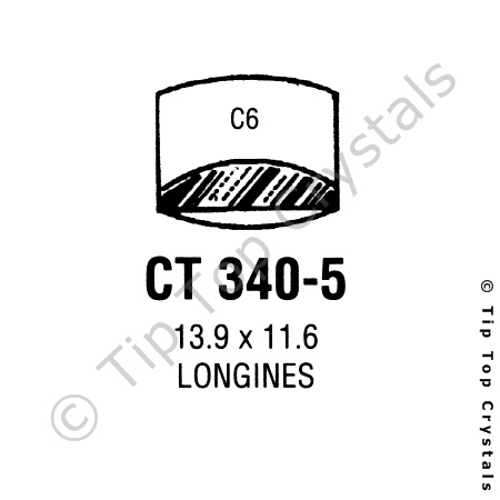 GS CT340-5 Watch Crystal