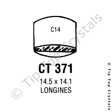 GS CT371 Watch Crystal