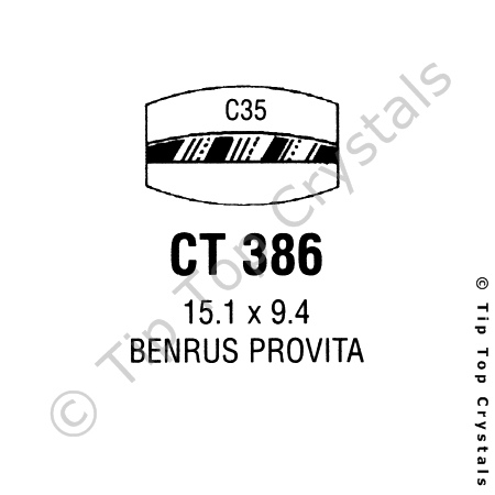 GS CT386 Watch Crystal