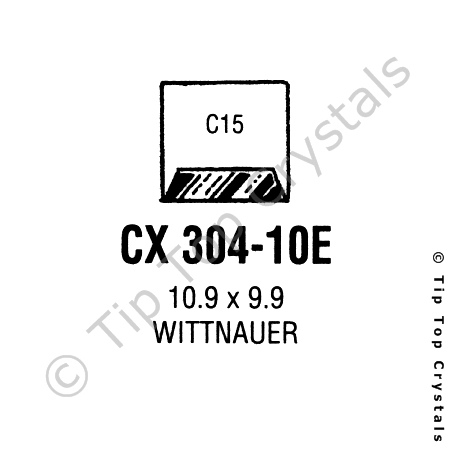 GS CX304-10E Watch Crystal