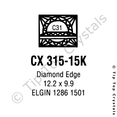 GS CX315-15K Watch Crystal