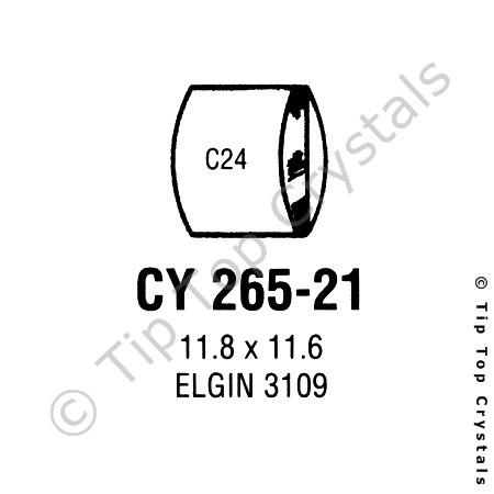 GS CY265-21 Watch Crystal