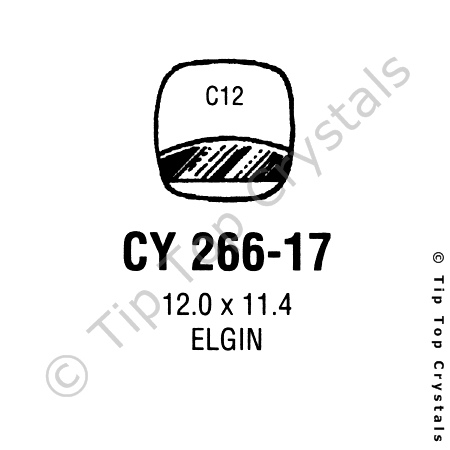 GS CY266-17 Watch Crystal