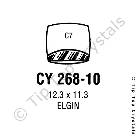 GS CY268-10 Watch Crystal