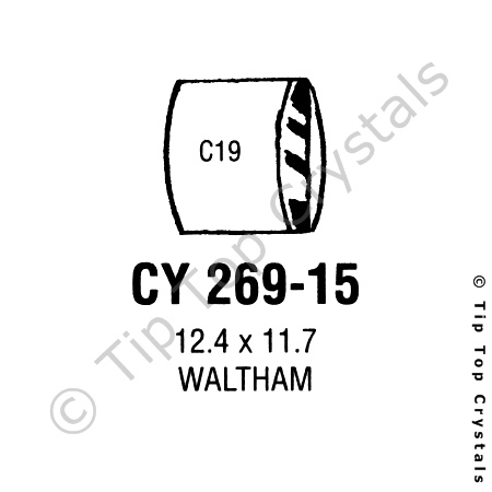 GS CY269-15 Watch Crystal