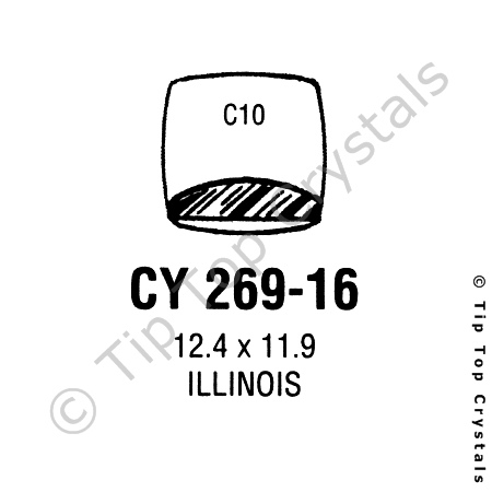 GS CY269-16 Watch Crystal