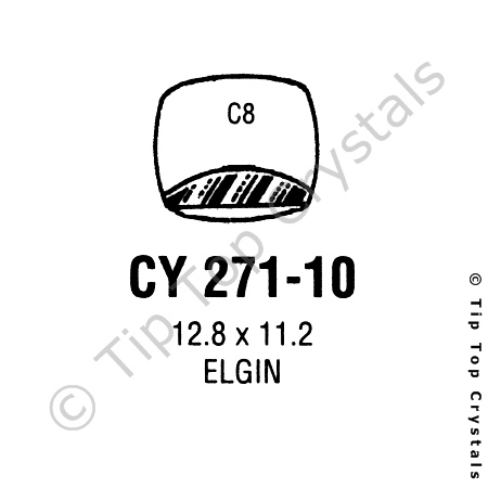 GS CY271-10 Watch Crystal