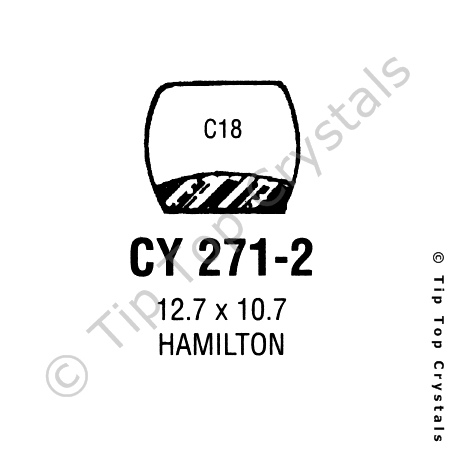 GS CY271-2 Watch Crystal