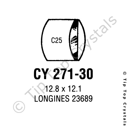 GS CY271-30 Watch Crystal