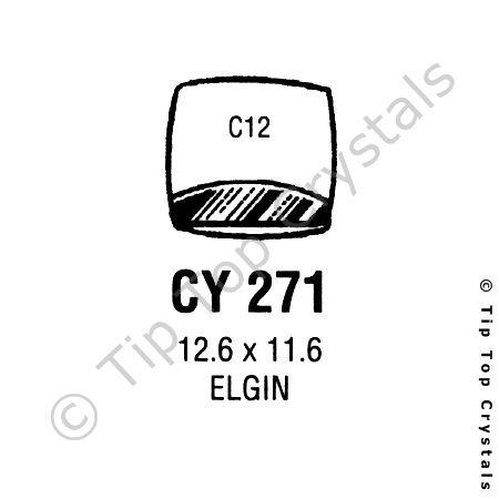 GS CY271 Watch Crystal