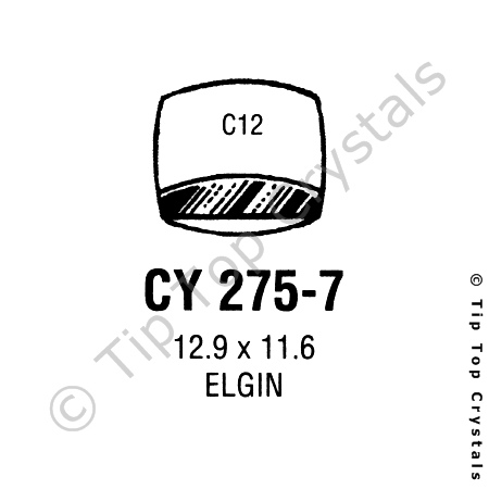 GS CY275-7 Watch Crystal
