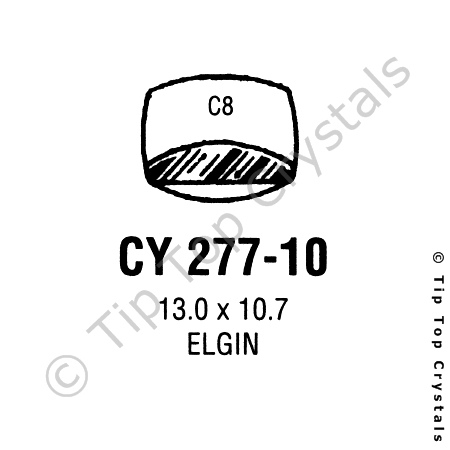 GS CY277-10 Watch Crystal