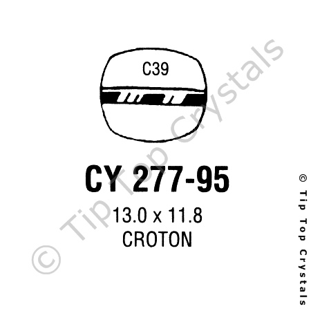 GS CY277-95 Watch Crystal