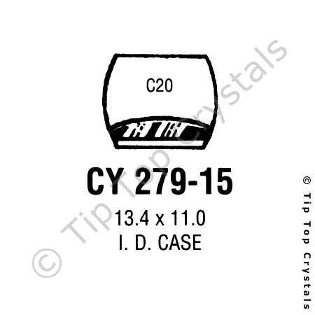 GS CY279-15 Watch Crystal
