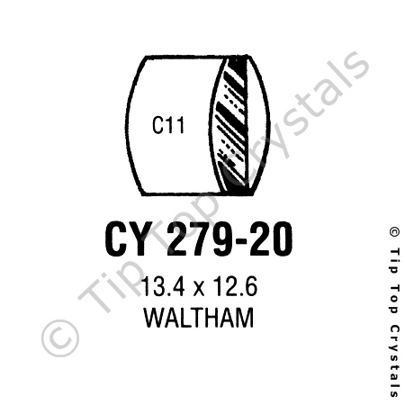 GS CY279-20 Watch Crystal