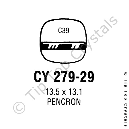 GS CY279-29 Watch Crystal