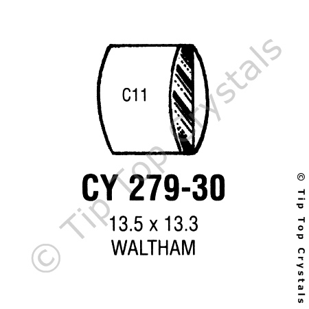 GS CY279-30 Watch Crystal