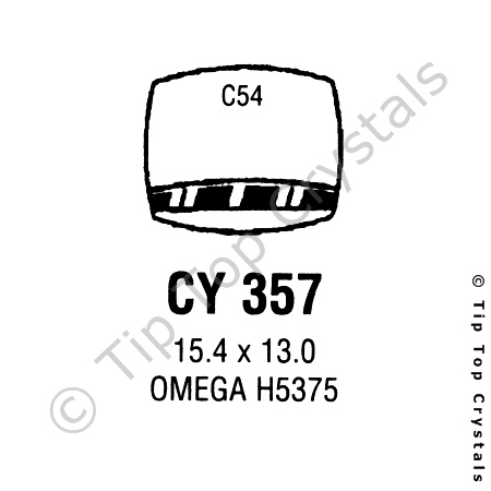 GS CY357 Watch Crystal