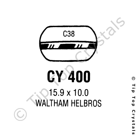 GS CY400 Watch Crystal