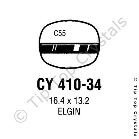 GS CY410-34 Watch Crystal