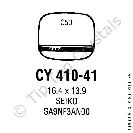 GS CY410-41 Watch Crystal