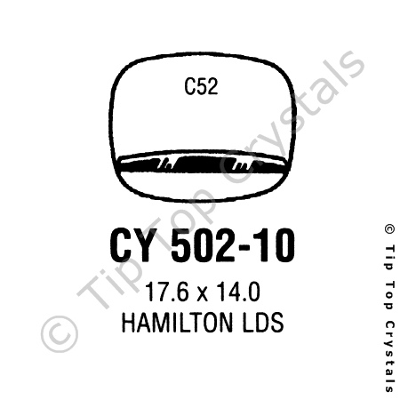 GS CY502-10 Watch Crystal