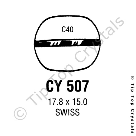 GS CY507 Watch Crystal