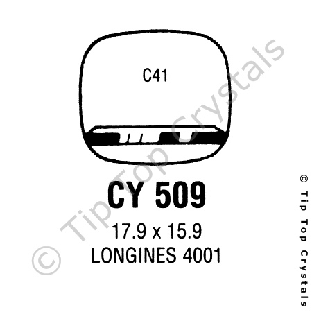 GS CY509 Watch Crystal