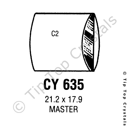 GS CY635 Watch Crystal